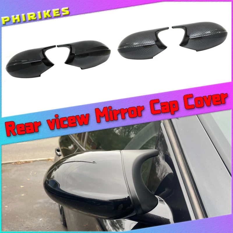

Car Side Door Rearview Side Mirror Cover Cap For BMW E90 E91 E92 E93 M3 Style E80 E81 E87 Auto Parts styling