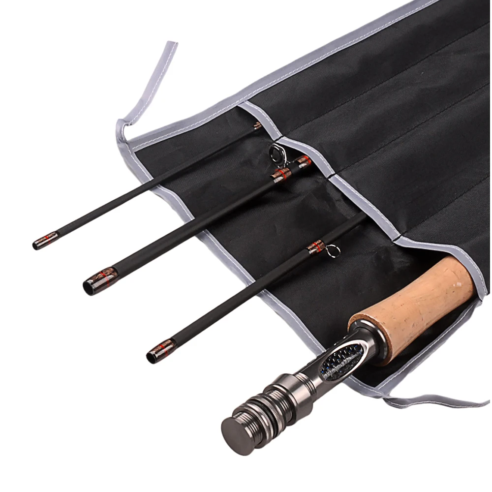 Shaddock Fishing 2,4/2,7 м 3/4/5/6WT 4 секции Fly Rod углеродное волокно быстрое действие Fly Удочка с удочкой чехол