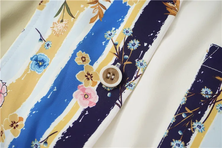 

LANMREM Women Yellow Vertical Stripes Blouse New Lapel Long Sleeve Loose Fit Shirt Fashion Tide 2021 Autumn 2F0001