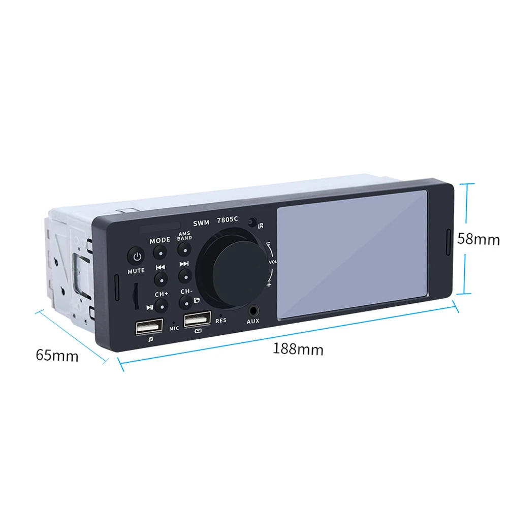 

AOSHIKE 1 Din Autoradio FM Car Radio Bluetooth Multimedia MP5 Player 4.1 Inch Car Stereo 12V Auto Audio with USB Remote Control