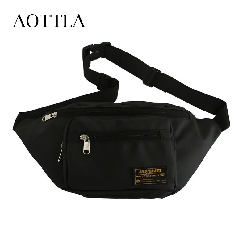 

AOTTLA New Men Crossbody Shoulder Bag Simple Storage Bag Men'S Chest Bag Casual Messenger Bag 2021 Oxford Cloth Quality Men Bags