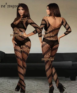 Женское боди в стиле Babydoll, Сетчатое боди с цветочным рисунком, детское Кукольное платье, интимное боди, Ночная сорочка с вырезами, W130