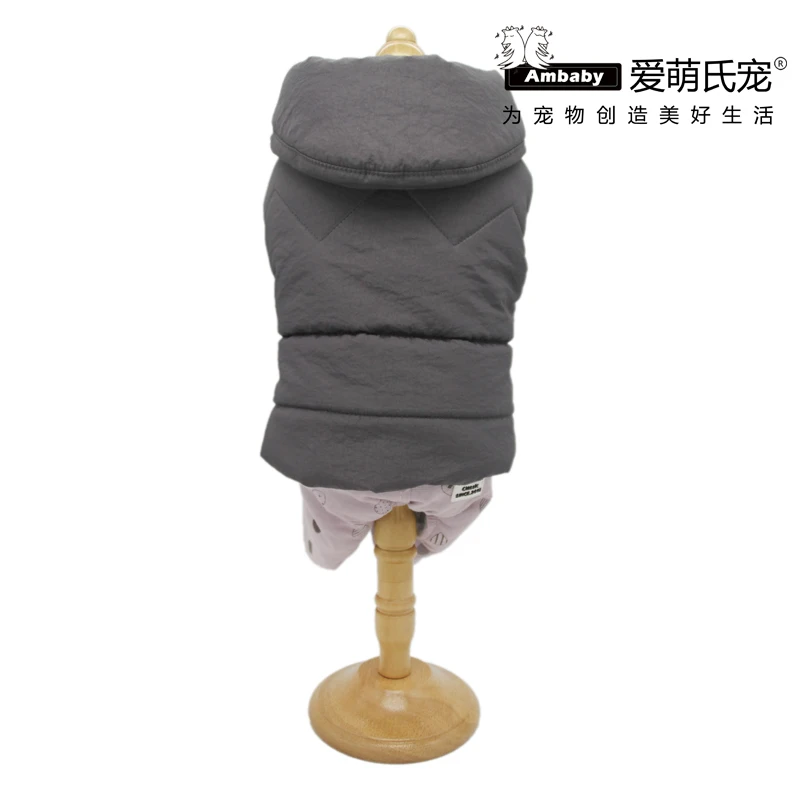 Ambaby осенне-зимняя одежда для домашних животных с капюшоном 4 брюки с широкими штанинами, теплые пальто, куртки для собак, одежда для собак для маленьких средних и больших размеров, Размеры Домашние животные, собаки и кошки