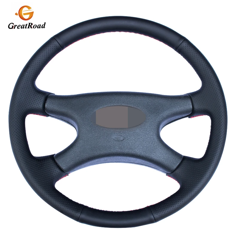 

Прошитая вручную черная искусственная кожа для Lada Niva 2006-2017 2107-1997