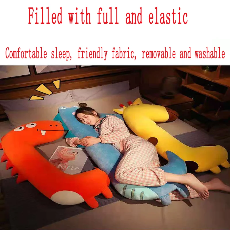 

H Shape Pregnant Pillow Catoon Nursing Pillow Full Body Maternity Pillow Animal Shape Pregnancy Breathable Side Sleeper 150x60cm