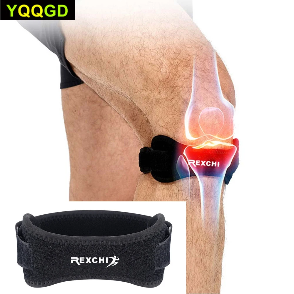 

1Pair Knee Brace Patella Strap for Pain Relief, Running, Hiking, Trekking, Biking and Other Sports