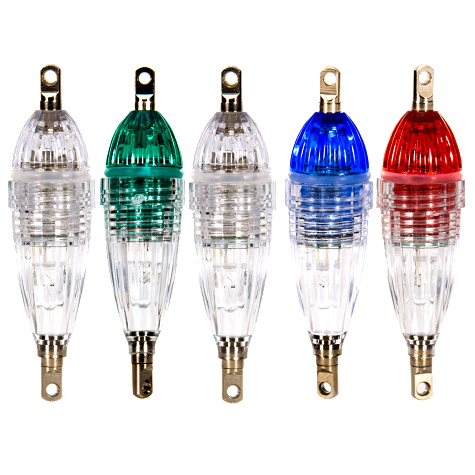 

5pcs Mini Deep Fishing Lure Light Night Fish Attracting Light Indicator Lure LED Fishing Waterproof Underwater Flash Light Bait