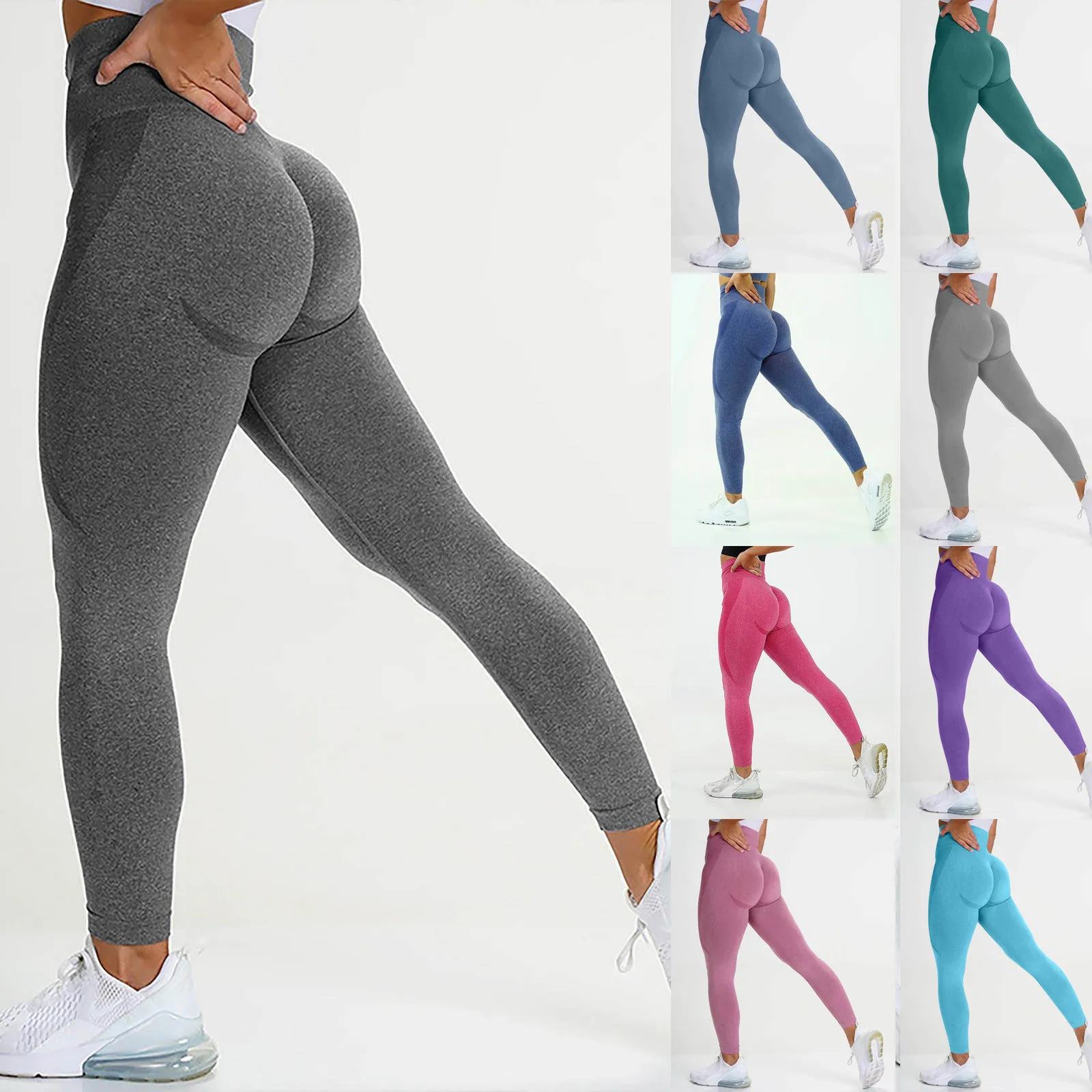 

Workout Gym Legging Seamless Leggings Women Active Sport Pants Butt Booty Push Up Pant High Waist Fitness Pant Yo-ga Leggings