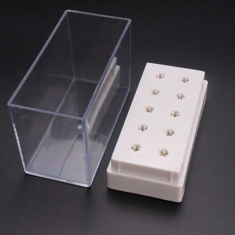 NOQ коробка для полировки ногтей хранения сверл Аксессуары дизайна инструменты