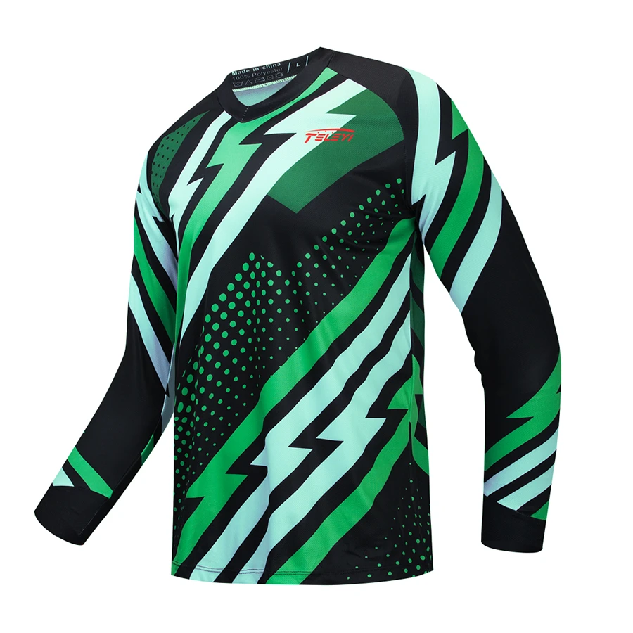 Лидер продаж 2022 Мужская футболка с длинным рукавом для мотоцикла bmx горного