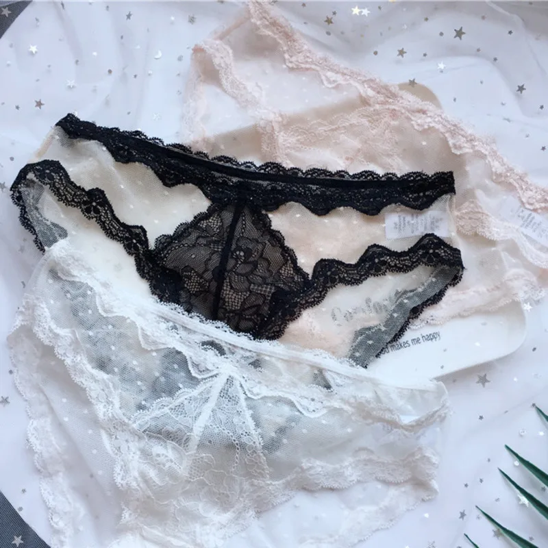 SP&CITY роскошные кружевные женские трусики с волнистым краем сексуальное тонкое