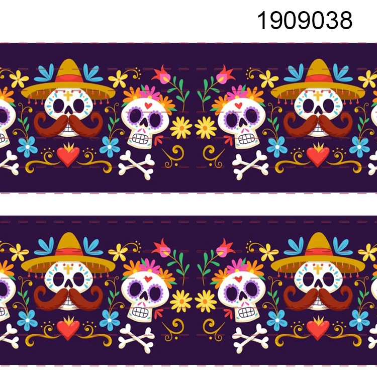 10 ярдов-Различные размеры-корсажная лента-куклы с темными цветами Мексиканская