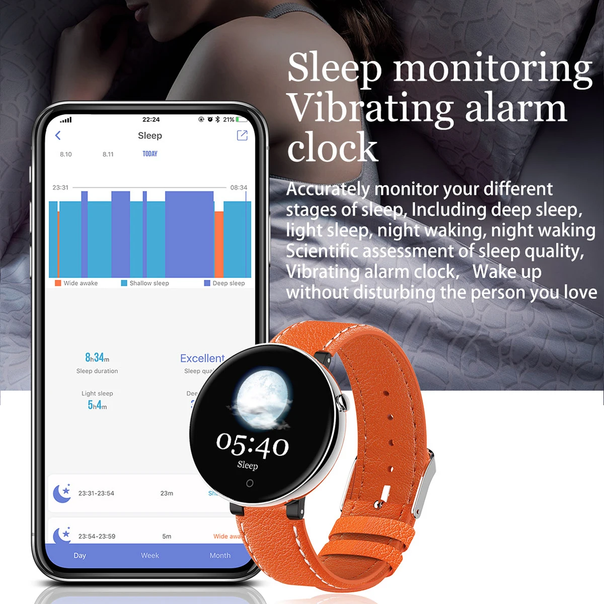 Умные часы умный фитнес трекер с круглым сенсорным экраном 1 4 дюйма спортивный