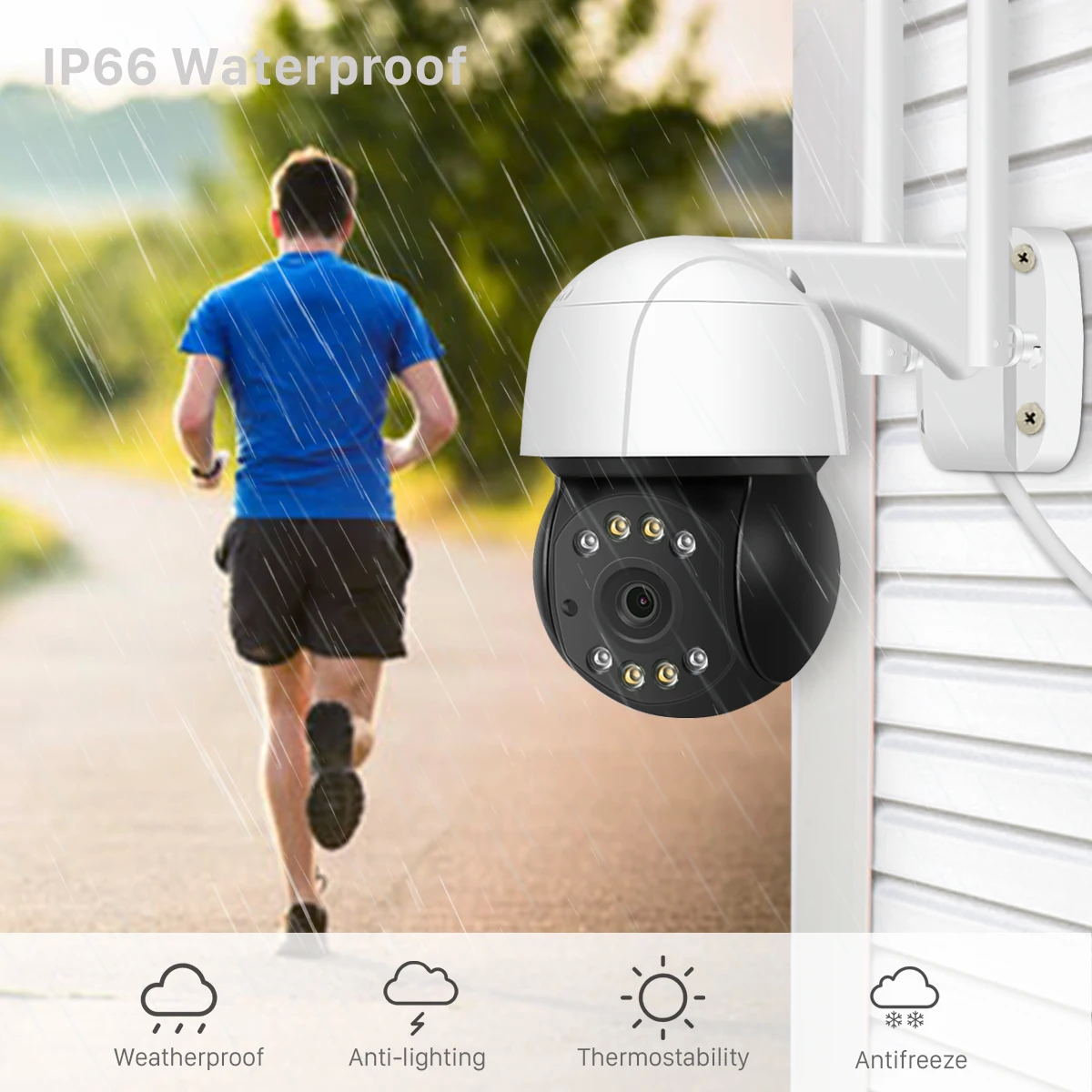 Ip-камера BESDER 5 Мп PTZ Wi-Fi ИК ночное видение | Безопасность и защита
