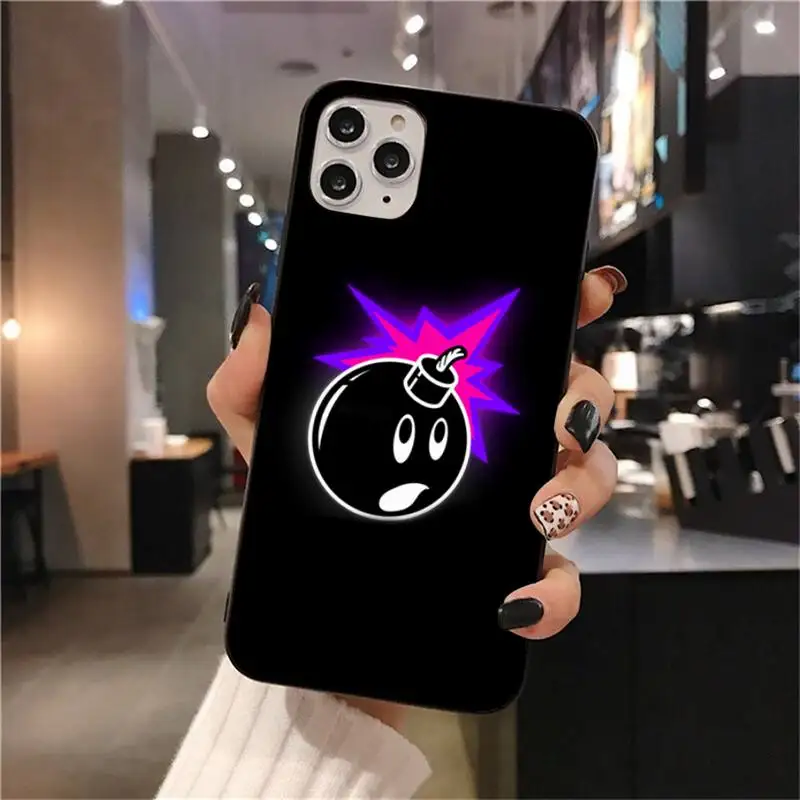 

Luxury brand The Hundreds bomb Soft Rubber Phone Cover for iPhone 11 pro XS MAX 8 7 6 6S Plus X 5S SE 2020 XR case