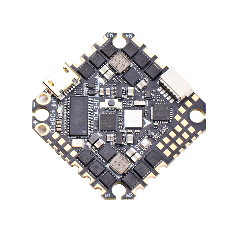 JHEMCU-controlador de vuelo sin escobillas GHF405AIO pro 25A 45A para Dron de carreras, F4, 3-6S, AIO BEC-4