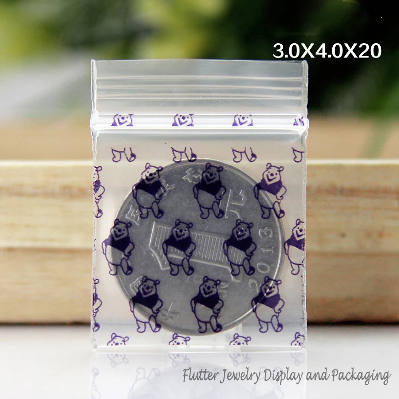 

Миниатюрный плотный пакет 20C для упаковки ювелирных изделий, пластиковый пакет на молнии, Подарочный мешочек для сережек, подвесок, колец, ж...