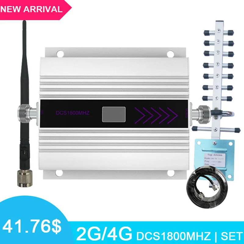Усилитель сигнала сотового телефона 4G LTE DCS 1800MHz Ретранслятор 2G усилитель