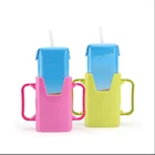 Выдвижная Детская Бутылочка для молока 4 цветов, однотонный держатель для бутылочки для кормления воды, подставка для посуды, подстаканник для детского забота о кормлении