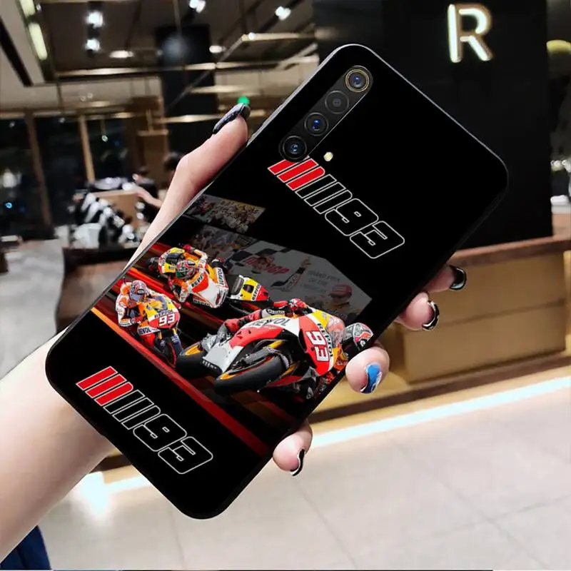 

HUAGETOP 2018 2019 Marc Marquez Moto Gp 93 Phone Case Cover For OPPO Realme 6 Pro Realme C3 5 Pro C2 RENO2-Z A11X