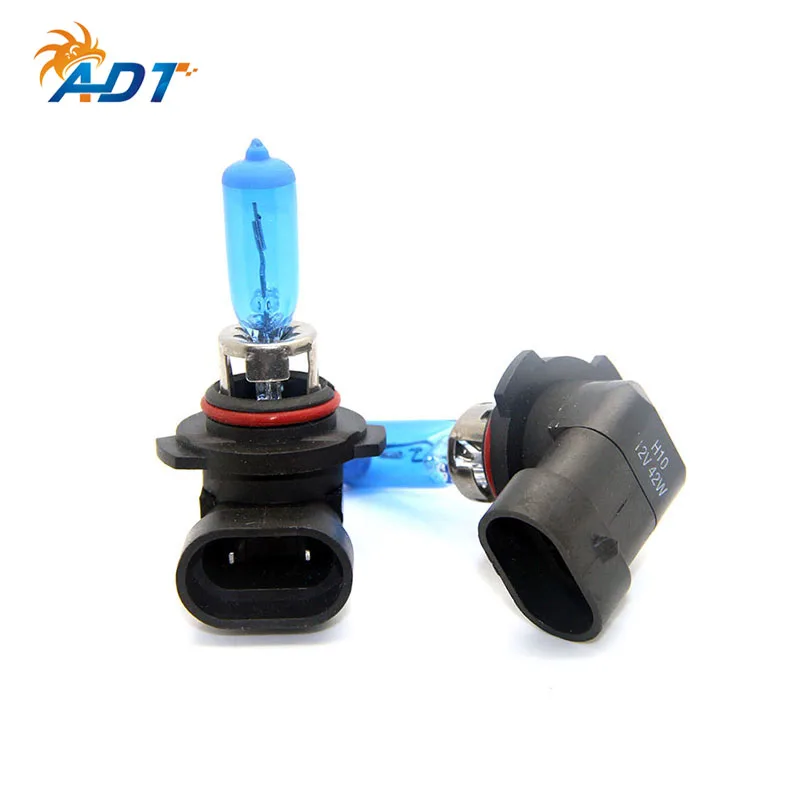 

ADT 12V 42W H10 7500K Галогенные фары для автомобиля, супер белые фары, ксеноновые лампы, автомобильное освещение, источник парковки