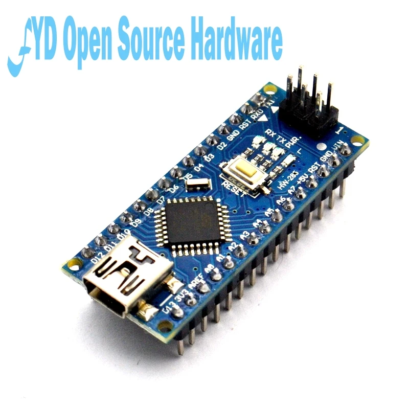 1 шт. мини USB с Загрузчиком Nano 3 0 контроллер совместим arduino CH340 драйверами 16 МГц NANO