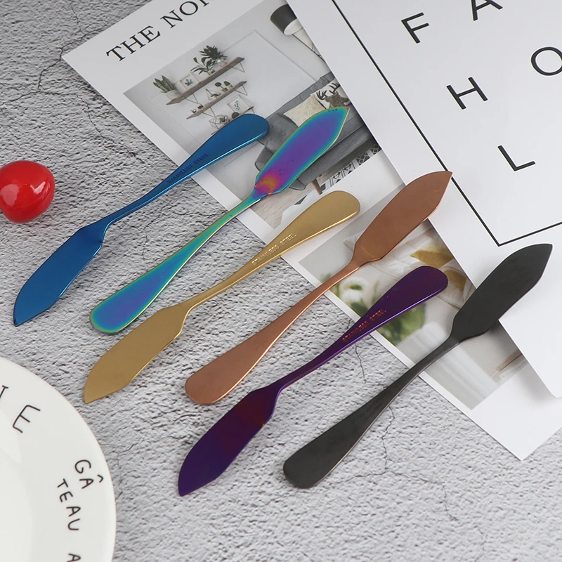 304 Нержавеющая сталь нож для масла и сыра десертное варенье разбрасыватель