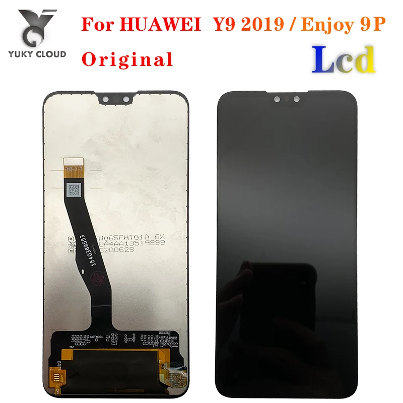 

100% Оригинальный Полный ЖК-дисплей 6,5 '+ дигитайзер сенсорного экрана в сборе для Huawei Y9 2019, ЖК-дисплей соответствует фотографиям 2019 дюймов 9p ЖК...