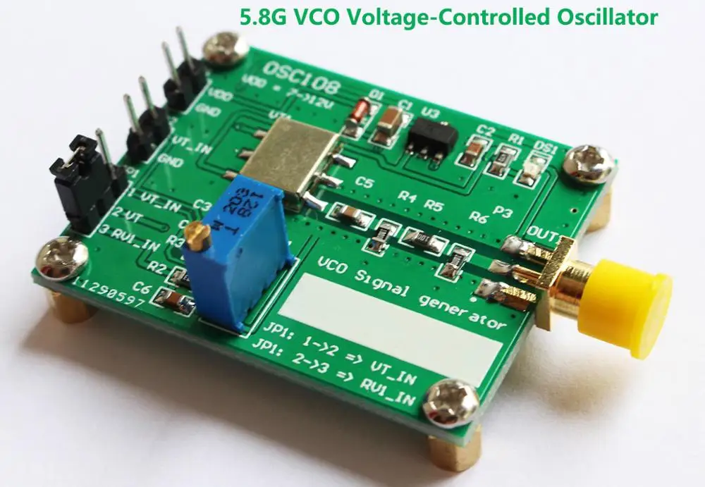 2 4 GHz 5 8 VCO генератор сигналов RF микроволновая печь с контролем напряжения