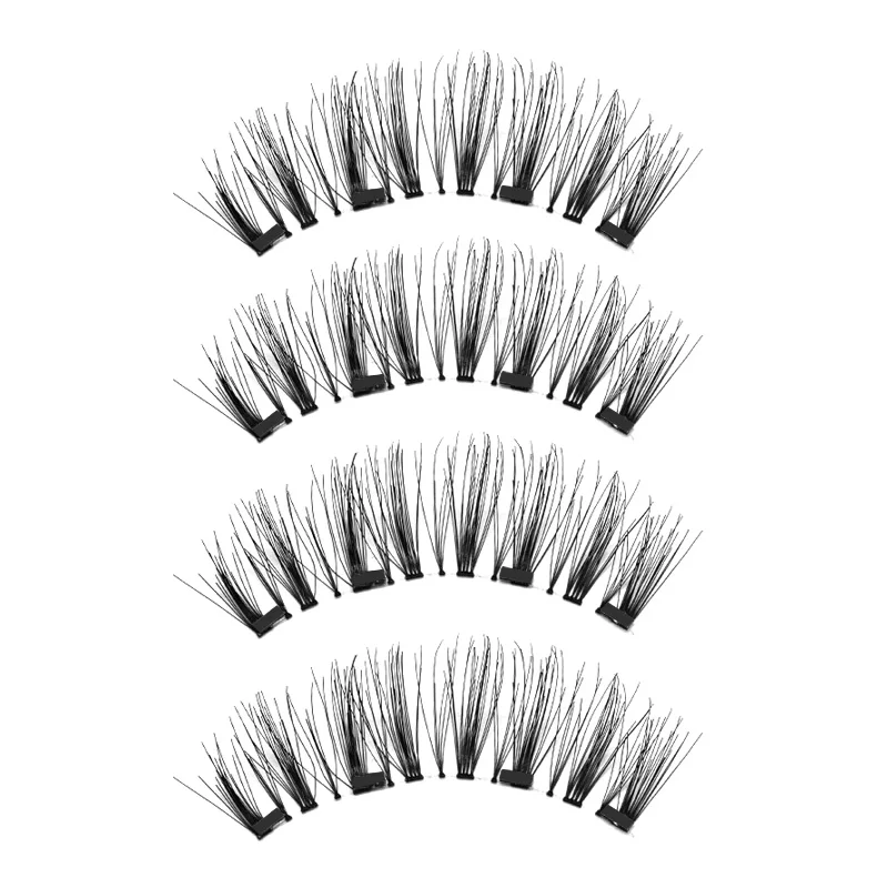 4 магнитных ресницы для наращивания натуральные накладные на магнитах