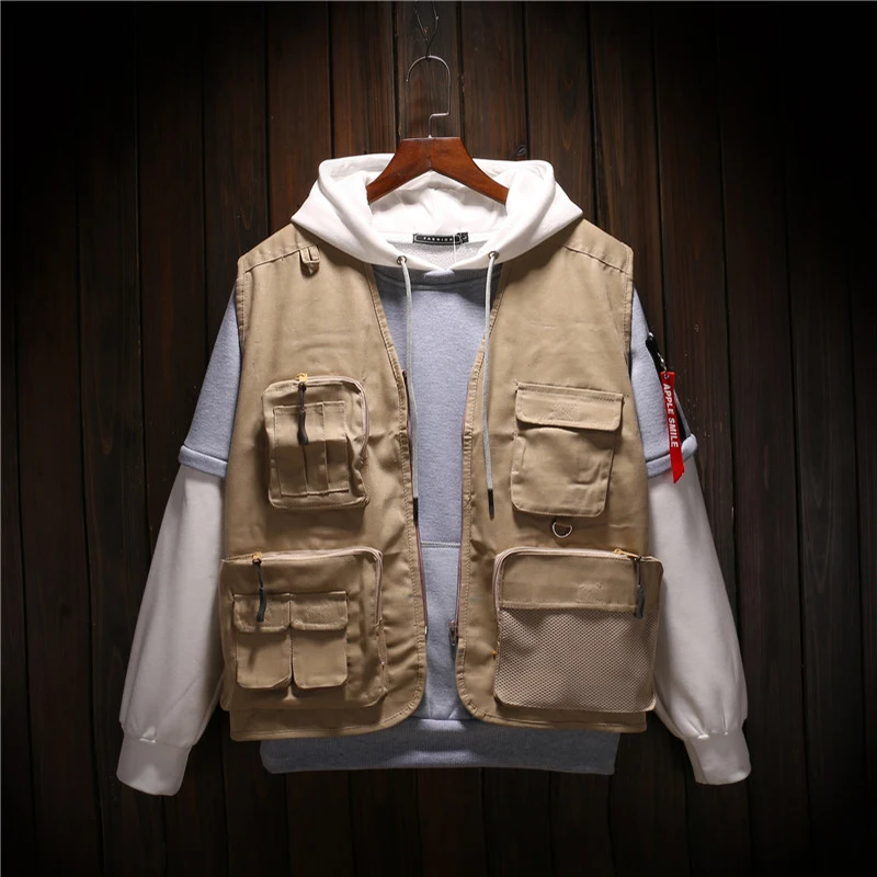 

Casual Vest Tactical Vest Men Military Hunting Photography Fishing Vests With Many Pockets Chaleco Tactico Hombre Gilet Tactique