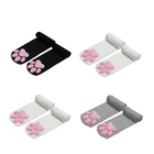 Носки в виде кошачьих лап для женщин и девочек, милая Шапка-бини с 3D рисунком кошки, милые чулки в стиле Лолиты, подушечки в виде кошачьих лап для косплея, высокие носки до бедра