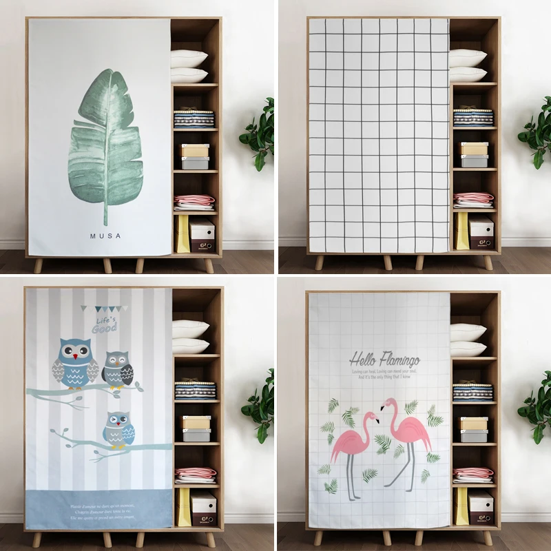 Сделанный на заказ занавес двери шкаф вина Экранирование занавеска с