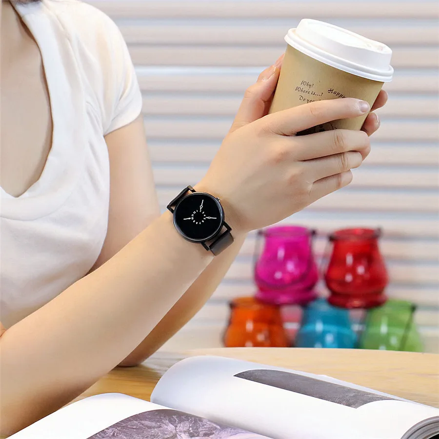 Women Watch Casual Leather Band Analog Quartz Fashion Female Dress Wrist rejoj mujer часики женские relojes dama #L0 | Наручные