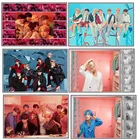 Южнокорейский брезентовый постер Bangtan Boy певица, Современный домашний декор, настенная живопись, декор для гостиной в скандинавском стиле