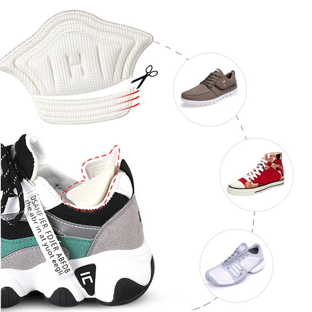 Стельки для обуви мужчин и женщин Нескользящие утепленные защита пятки от