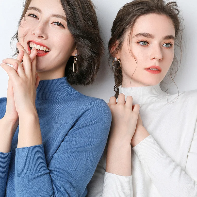 Женский офисный свитер женская одежда осень 2020 Повседневная водолазка корейский