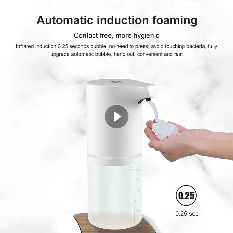 

Автоматический диспенсер для жидкого мыла с датчиком освещенности, автоматический индукционный диспенсер для жидкого мыла для ванной и ку...