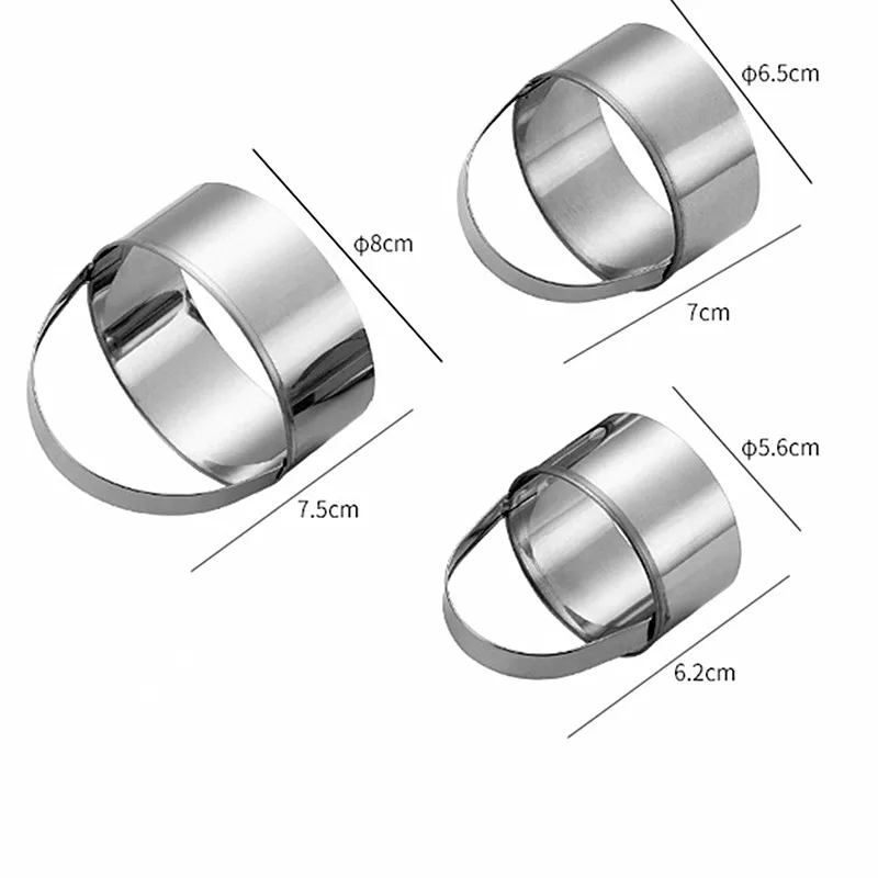 3 шт. формы для выпечки из нержавеющей стали|Инструменты печенья| |