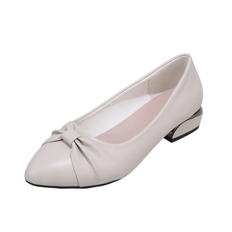 

Shoes Shallow Mouth Pointed Toe Women's Heels Female Footwear Casual Sneaker Modis Autumn Summer On Heels Dress New 2021 Fall Ru