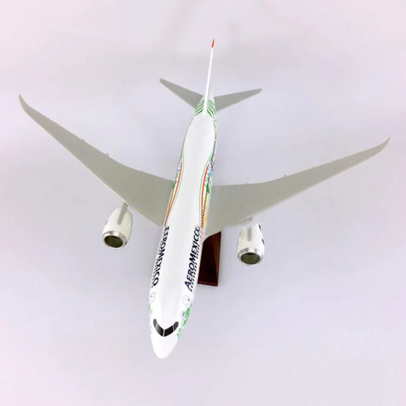 36 см 1:150 B787 800 модель AEROMEXICO авиакомпании W база 787 металлический сплав самолет