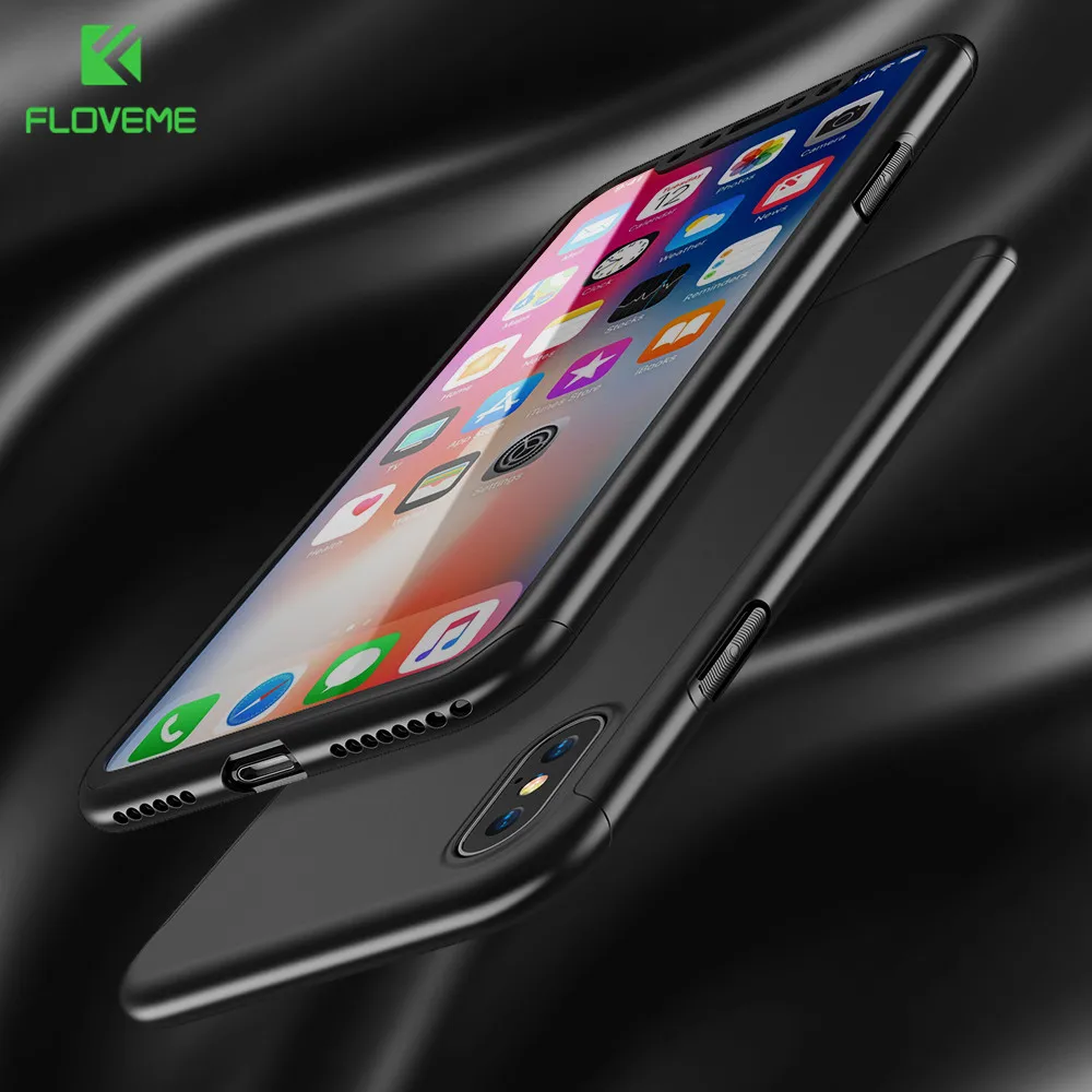 Floveme 360 ° противоударный чехол для телефона iPhone 11 XR 6 6S 7 8 модный телефон Plus X XS |