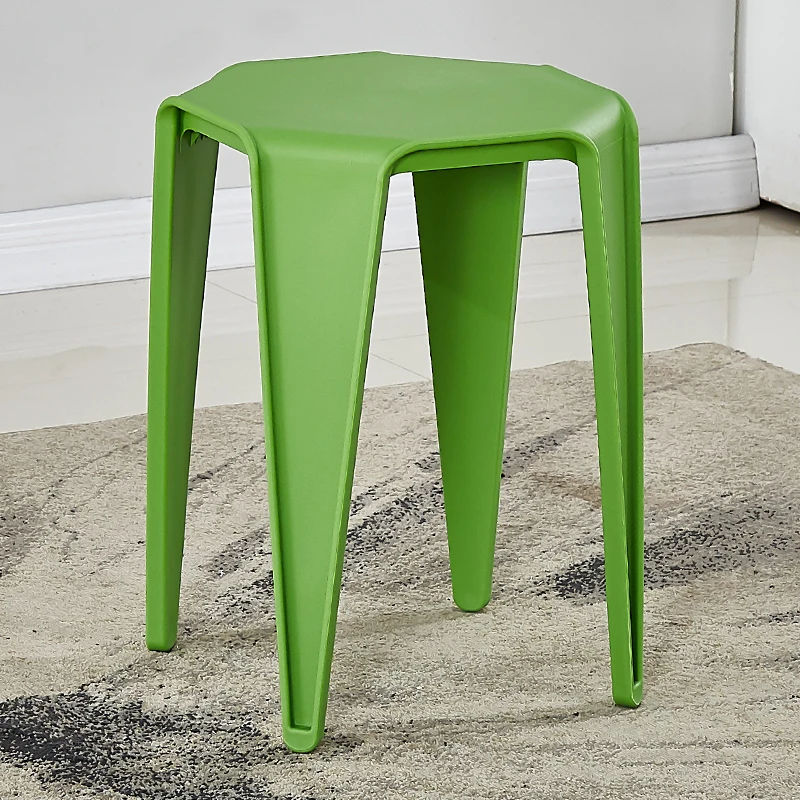

Nordic stool small coffee table stool plastic thick adult dining table stool net red edge several square stool modern simple ins