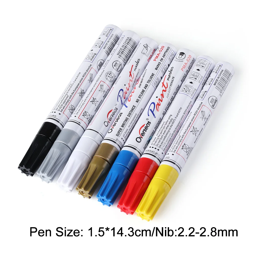 Car Pen Tyre Tires Paint Markers Marker for Kia KND-4 Spectra5 Spectra Rio5 Multi-S Amanti Opirus Magentis Borrego | Автомобили и