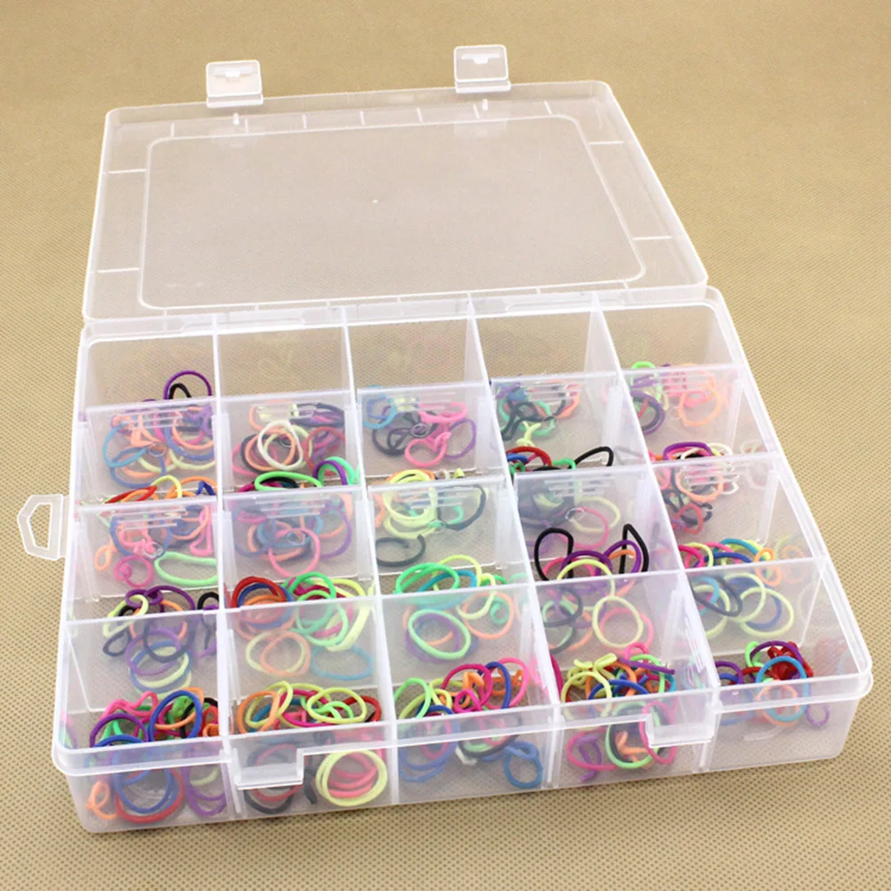 Ящик для хранения ювелирных изделий 20 ячеек съемные серьги кнопки коробка чехол