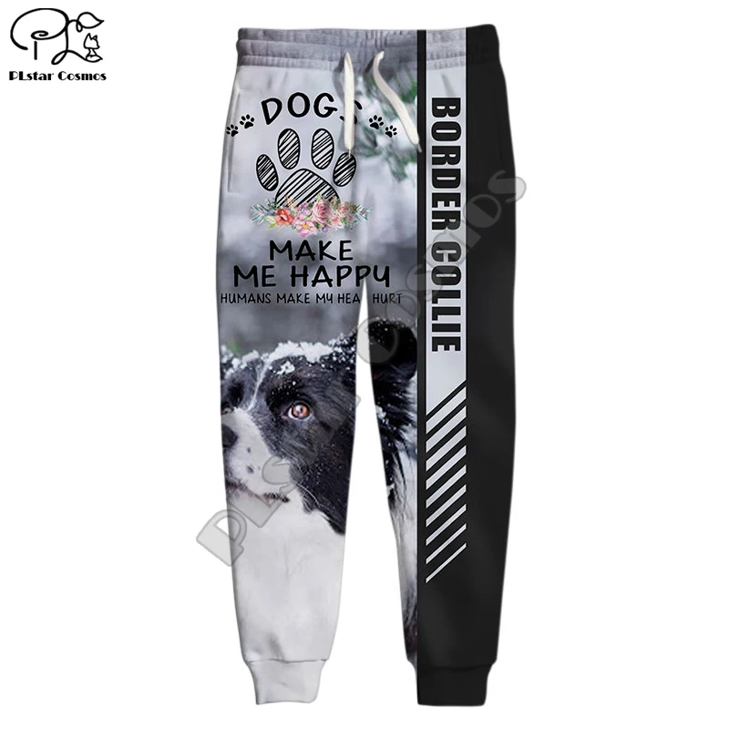Милые забавные мужские/женские уличные брюки PLstar Cosmos с изображением животных