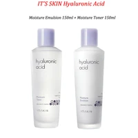 its skin hyaluronic acid moisture emulsion 150ml toner 150ml shrink pores face serum moisturizing whitening essence antiaging