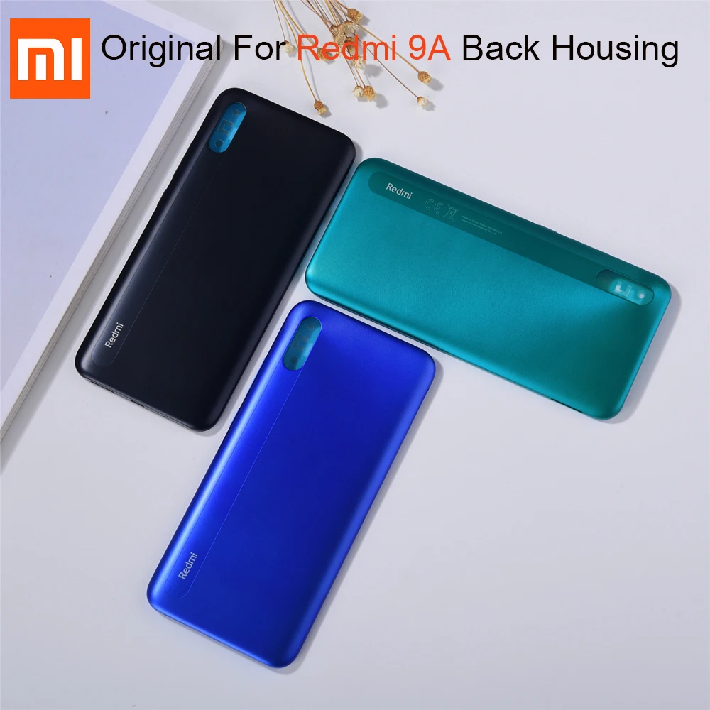 Новый оригинальный чехол для аккумулятора Xiaomi Redmi 9A пластиковый задней крышки