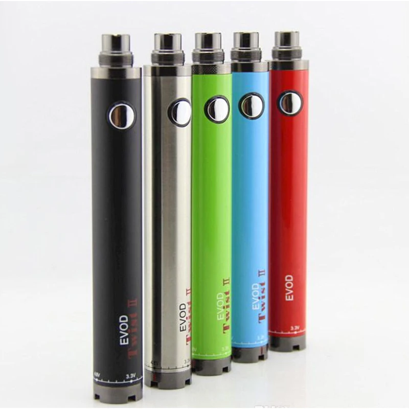 EVod Twist II батарея электронная сигарета 1600 мАч 3 ~ 4 8 в переменное напряжение Evod 2 для