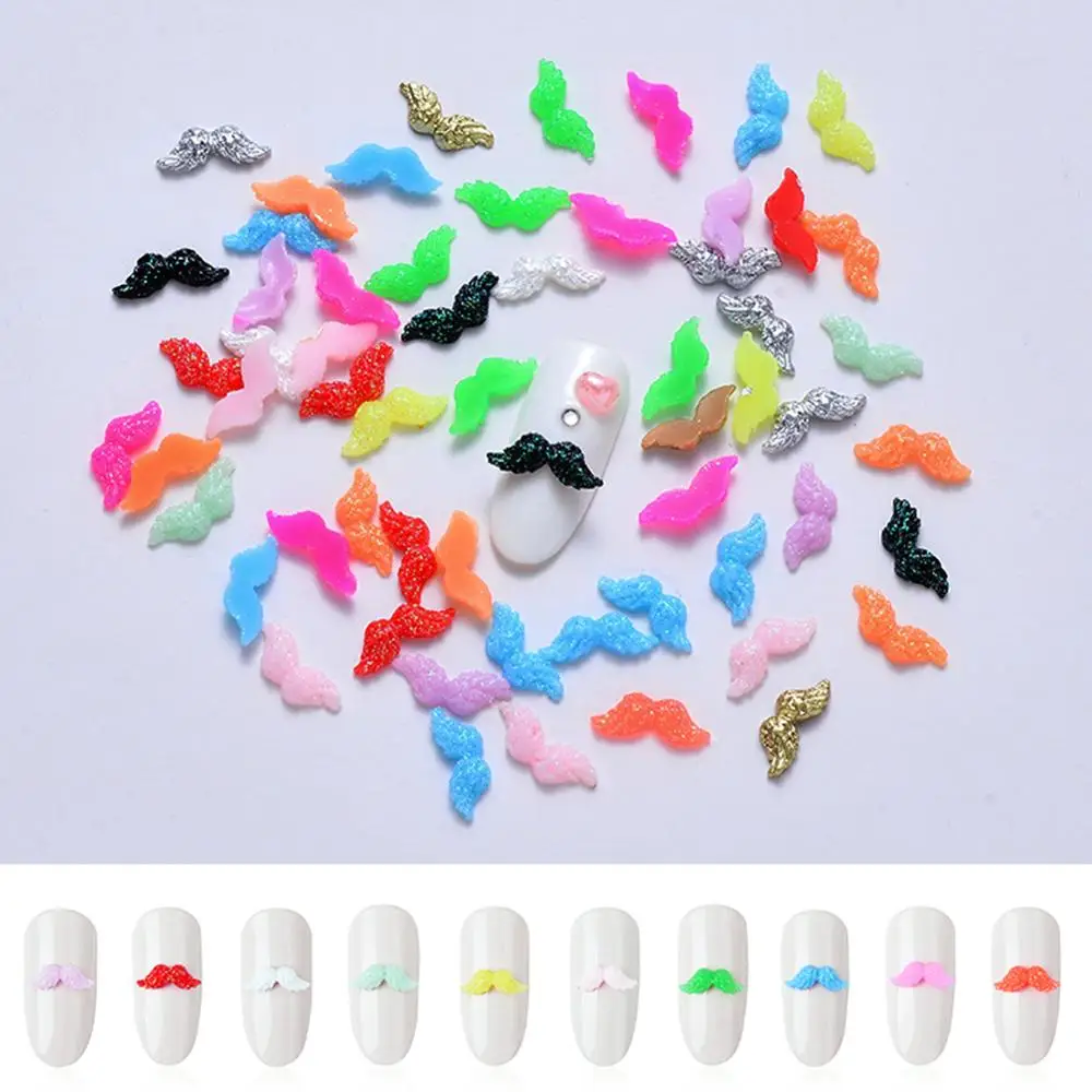 Украшения из смолы для бороды украшения ногтей 100 шт./пакет оптовая продажа